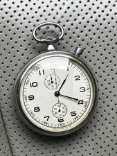 Raro orologio da tasca URSS cronografo 2MChZ Slava, quarto 1, 1957