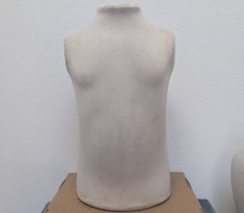 Manichino uomo/bambino mezzo busto con rivestimento esterno in stoffa H:18 cm.