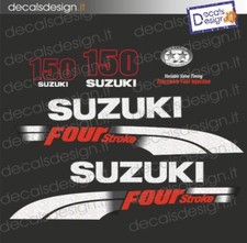 Adesivi motore marino fuoribordo Suzuki 150 cv four stroke 2006 stickers