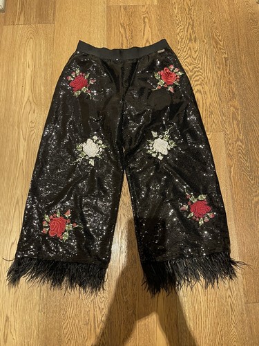 Pantaloni paillettes cristina - pantaloni,