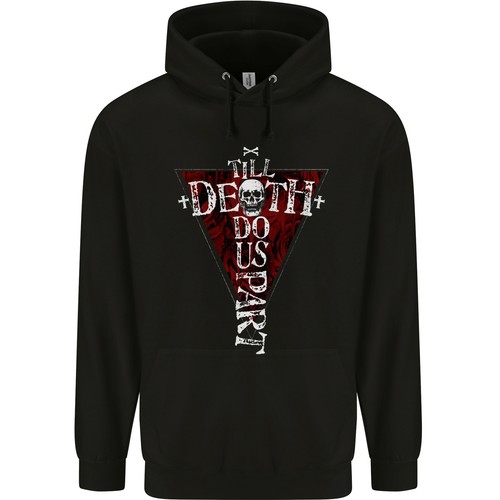Death part felpa goth - death, us