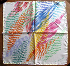 PIERO DORAZIO  Foulard in Seta 1990 cm.42x43,5 perfetto mai usato