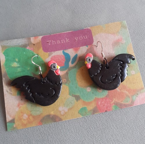 Bellissimi orecchini pollo
