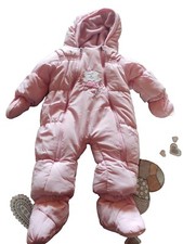 Tutona Pagliaccetto Cappotto e Per Bambina  0-1 Mese Rosa