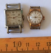 AVIA 2 orologi polso 17 jewels antichoc wristwatch automatic vintage