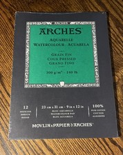 Arches 9x12” Paper Pad 140
