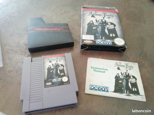 Jeu the addams family - , nintendo
