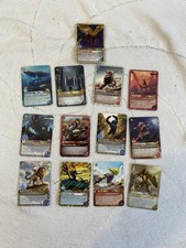 Lotto 13 Carte Panini Fantasy Riders – Oro/Platino Mega Taumaturgo & Re Tritone