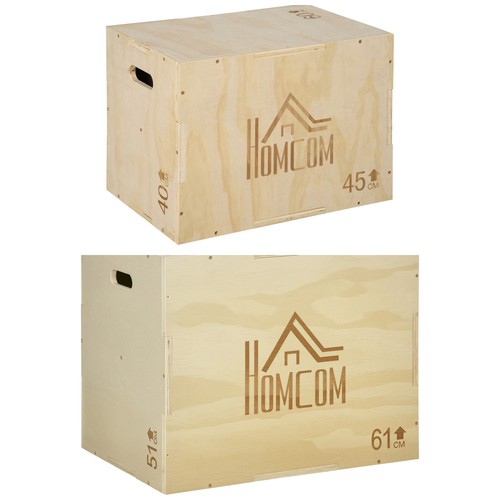 Homcom box pliometrico 3 - homcom,
