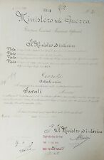 MINISTERO DELLA  GUERRA  - Decreta : Articolo unico 27- 4 - 1935  N.° 35