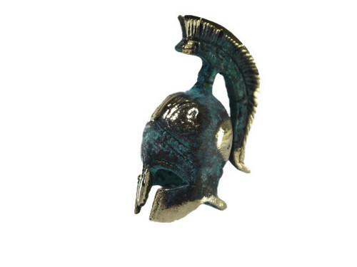 Antico elmo greco miniatura - in,
