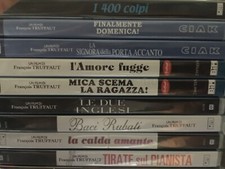 LOTTO 9 DVD Truffaut-L’amore fugge Calda amante Baci rubati 400 colpi Signor dvd