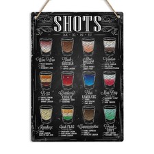 SHOTS MENU Ricetta Cocktail
