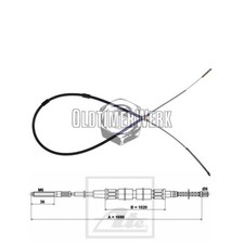 Cavo freno a mano ATE per Golf