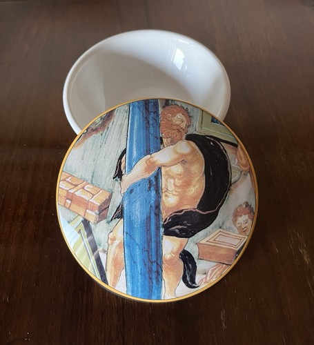 Cofanetto ceramica - cofanetto, in