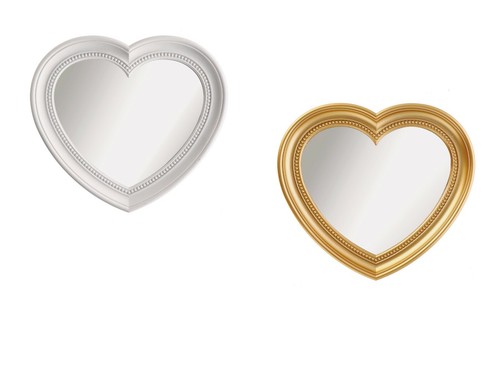 Specchio grande cuore colori - specchio,