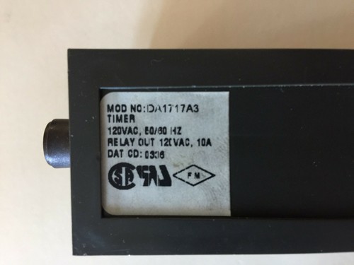 Serie da100 timer - da100, ciclo