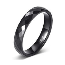 Anelli Moda 4mm per Uomo Donna Coppie Fedi Nuziali Nuovo Stile Anello Moda