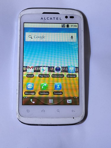 Alcatel one touch 991d bianco - one,