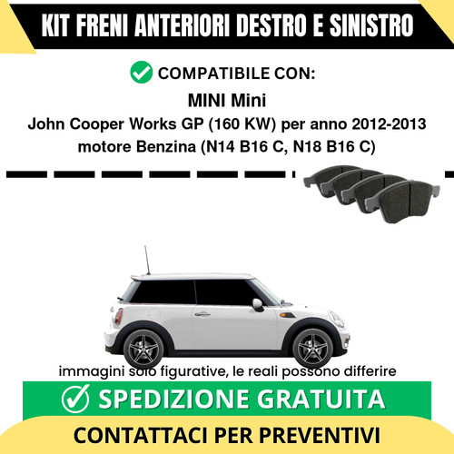 Pastiglie freno anteriori per - pastiglie,