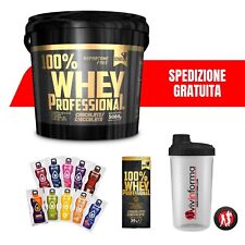 Proteine Gold's Nutrition 5 kg con isolate 100% WHEY + Shaker e bustine omaggio