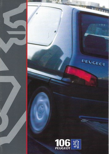 1995 prospetto peugeot 106 - 1995,