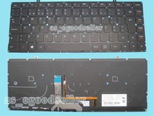 Nuovo per Lenovo Yoga 2 Pro 13 20266 tastiera portoghese retroilluminata, senza cornice, nero