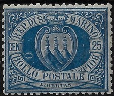 1894 San Marino 25 centesimi