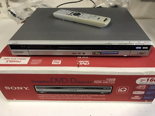 Sony rdr hx725 dvd recorder - dvd-recorder, /