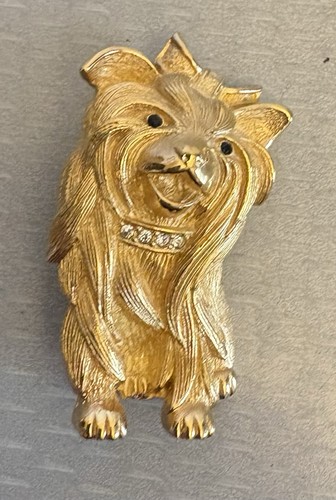Spilla cane vintage christian - spilla,