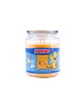 Haribo candela profumata natalizia in vetro Winter Fun arancia cannella 510g
