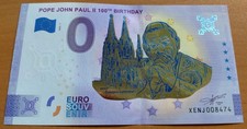 0 Euro ricordo PAPA GIOVANNI PAOLO II 100° COMPLEANNO - STAMPA ORO XENJ 2020-1 ANNIVERSARIO
