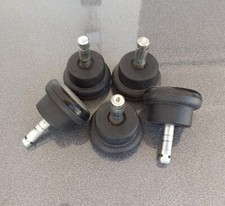  Piedini per Sedie Da Ufficio /Sgabello Da Disegno Con perno da 10mm 5pz