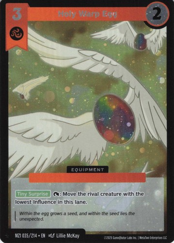 Holy warp egg holofoil metazoo - egg,