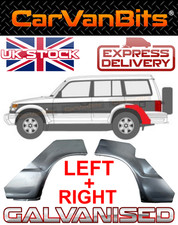 PER MITSUBISHI PAJERO 2 91-99 5 PORTE PASSARUOTA POSTERIORE ALA RIPARAZIONE CARROZZERIA PANNELLO COPPIA