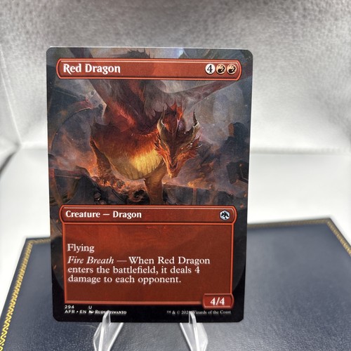 Red dragon borderless - red,