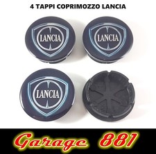 Tappi coprimozzo lancia black - tappi,