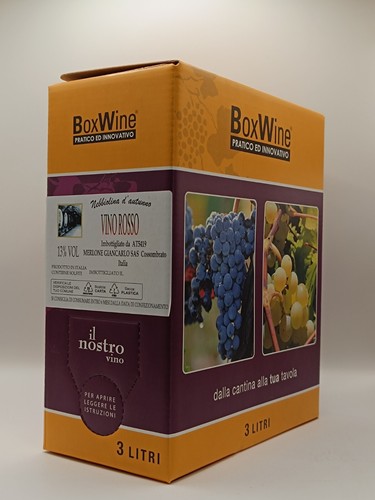 Bag box litri vino rosso - 3,