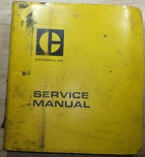 Cat caterpillar 627 - 627, manuale