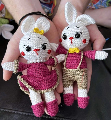 Adorabili bambole coniglietto