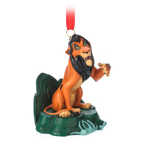 Disney store ornamento scar - disney,