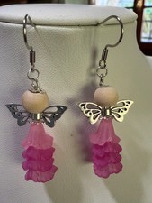 orecchini angioletto fuxia