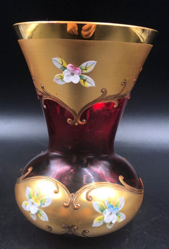 Vaso soprammobile vetro murano - vaso,