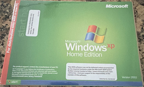 Microsoft windows home - windows, xp