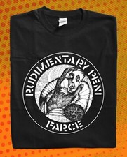 RUDIMENTARY PENI - Farce T-shirt, Gildan Heavy Cotton (Crass, Conflict)