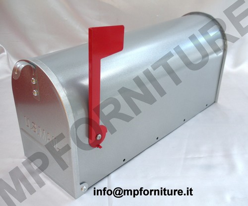 Cassetta postale grigia - postale,