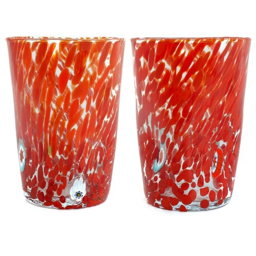 Coppia vetro murano bere - vetro,