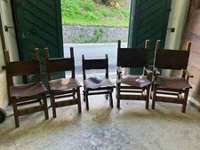 sedie vintage legno, 22 pezzi