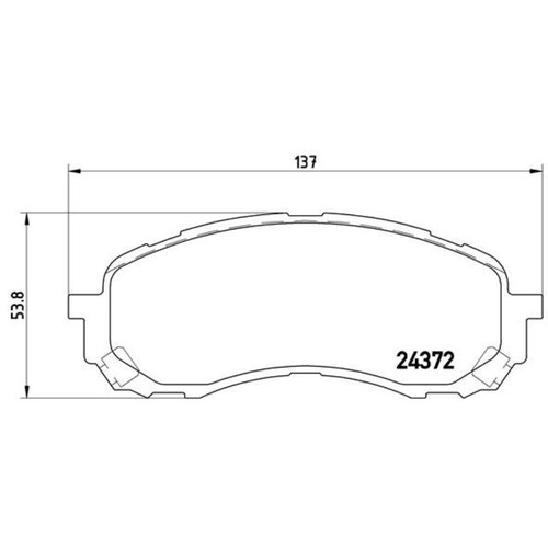 Brembo pastiglie freno - pastiglie,