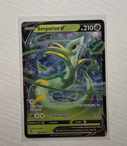 Carta pokemon serperior - carta,